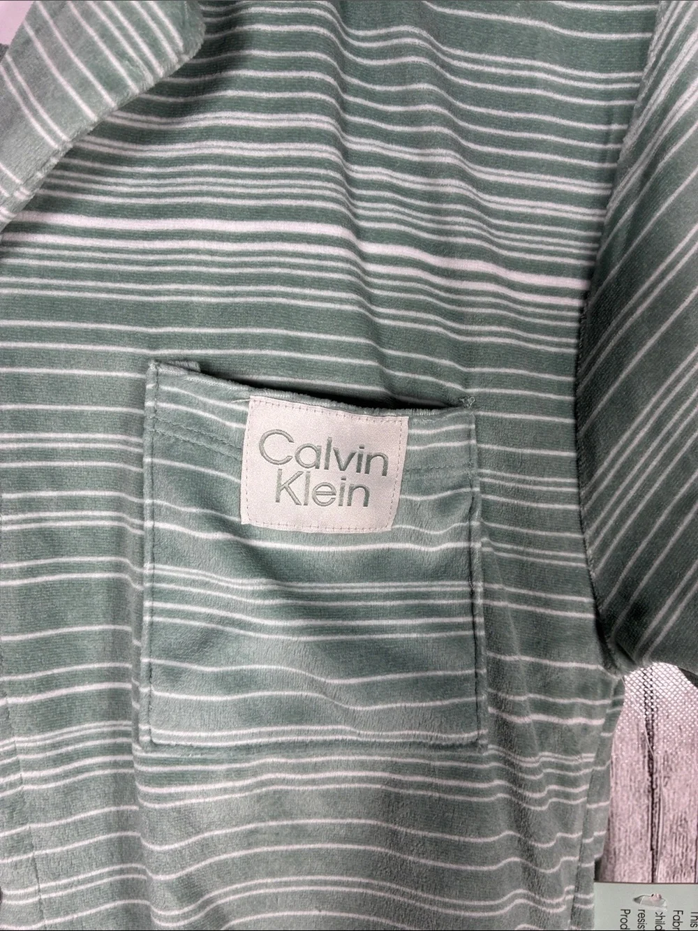 Calvin Klein| 3-pc Kids Green Pajama Set Size 10/12